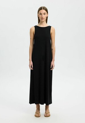 ÄRMELLOSES - Maxi dress - black