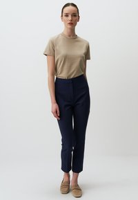 Jimmy Key SLIM FIT HIGH WAIST  - Broek - dark blue