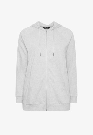 Yours Clothing, WOMEN'S HOODIES - Sweat zippé - light grey