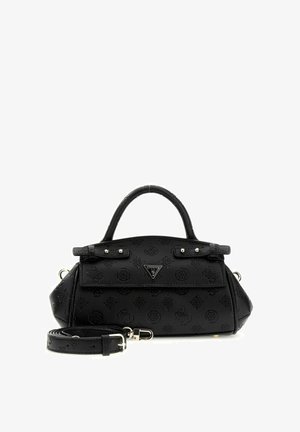 Guess, DIANA MINI TOP HANDLE FLAP - Sac à main - black logo