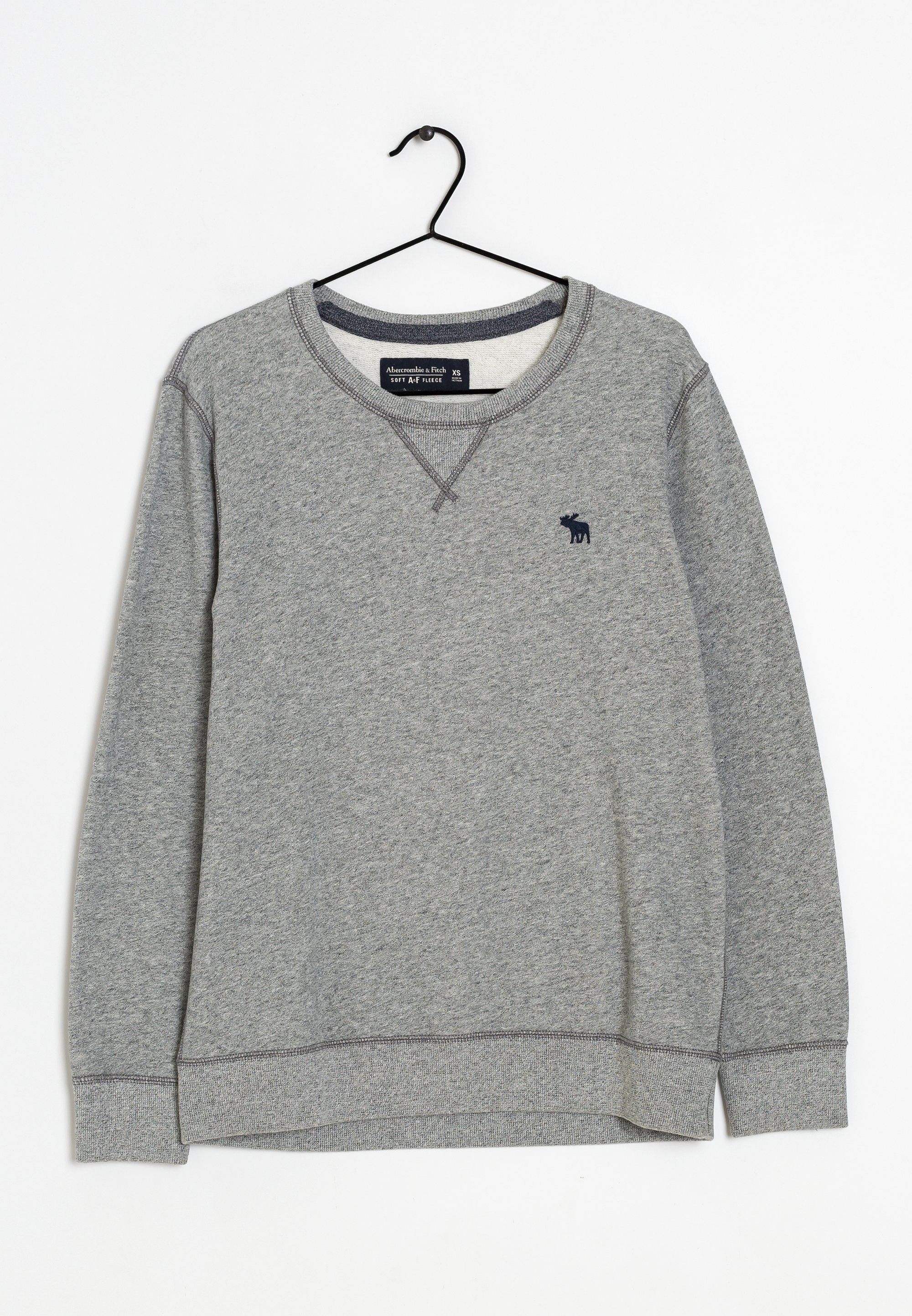 Abercrombie Pullover Grey Abercrombie And Fitch Soft Sherpa