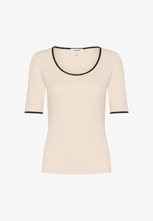 Soaked in Luxury NAIDA TEE - Paprasti marškinėliai - sandshell