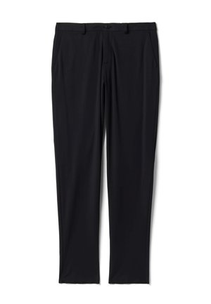 PIOMBO FORMAL SLIM-FIT TROUSERS - Pantaloni eleganti - black