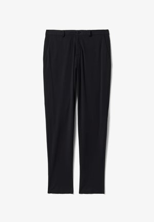 PIOMBO, FORMAL SLIM-FIT TROUSERS - Anzughose - black