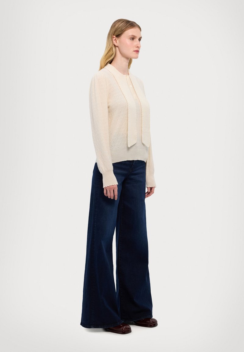 FRAME - POINTELLE - Pullover - cream, Agrandir