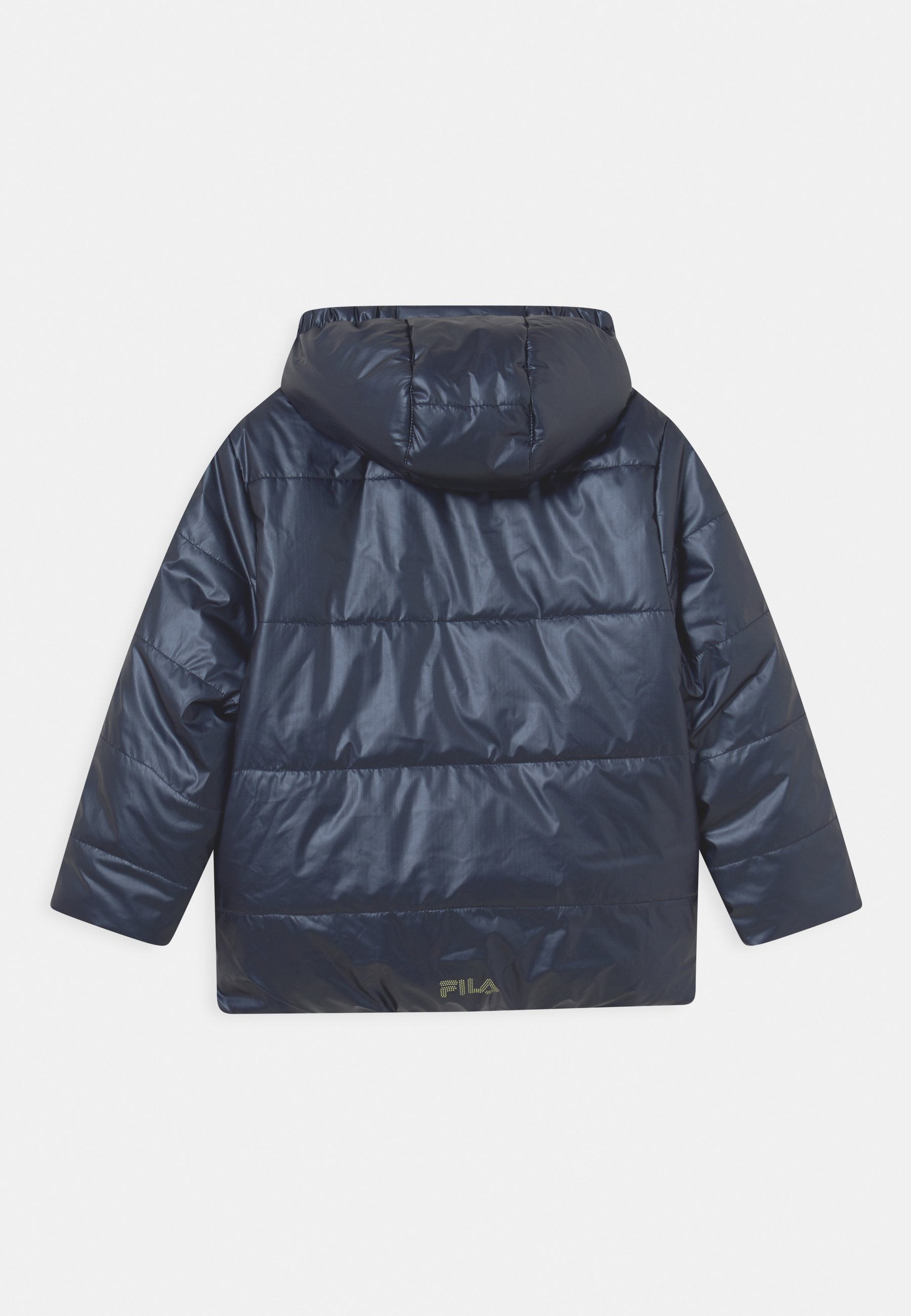 Fila Willow Hooded Puff Jacket Winter Jacket Black Iris, Size: 18m-24m, Dark Blue