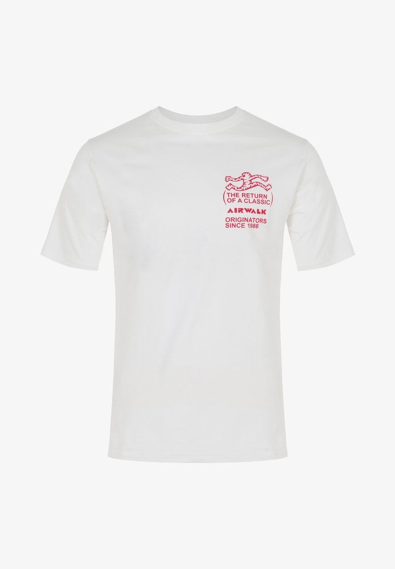 Airwalk Mit Aufdruck Print T Shirt Rot Zalando De