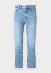 HIGH WAIST TROUSERS - Straight leg jeans - light blue