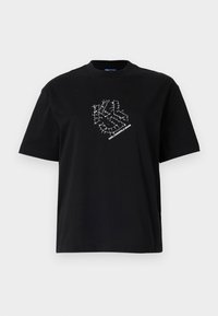 SHIBORI TEE - Tričko s potlačou - black