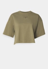 HYROX OVERSIZE TEE - Paprasti marškinėliai - loden green