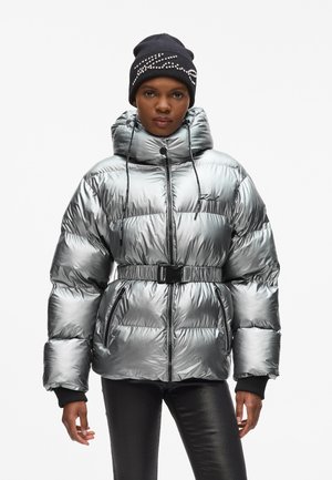 JACKET - Winter jacket - silver-coloured