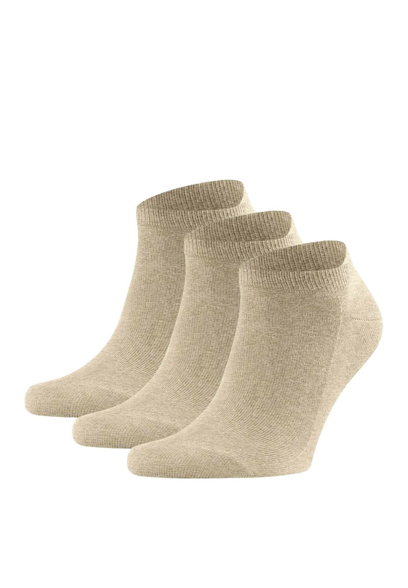 FALKE 3ER PACK - FAMILY SNEAKER ANTI-SLIP-SYSTEM UNI FAMILY SN - Calze - beige