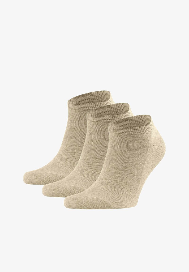 FALKE 3ER PACK - FAMILY SNEAKER ANTI-SLIP-SYSTEM UNI FAMILY SN - Calze - beige