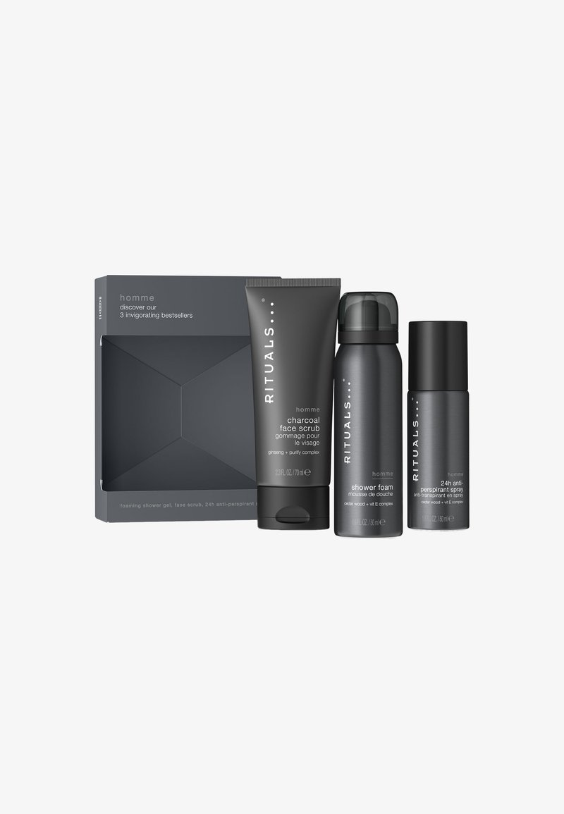Rituals - TRIAL SET - HOMME - WOODY - CEDAR WOOD & VITAMIN E COMPLEX - Bath and Body Set, Ampliar
