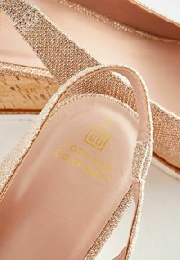 Next REGULAR WIDE FIT - Sandalias con plataforma - shimmer