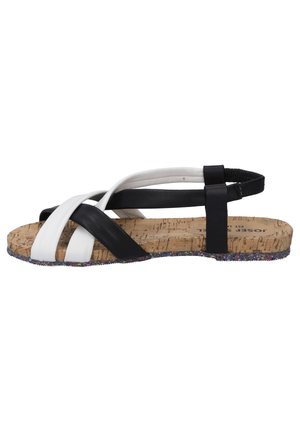 HENRIETTE - Sandals - schwarz kombi