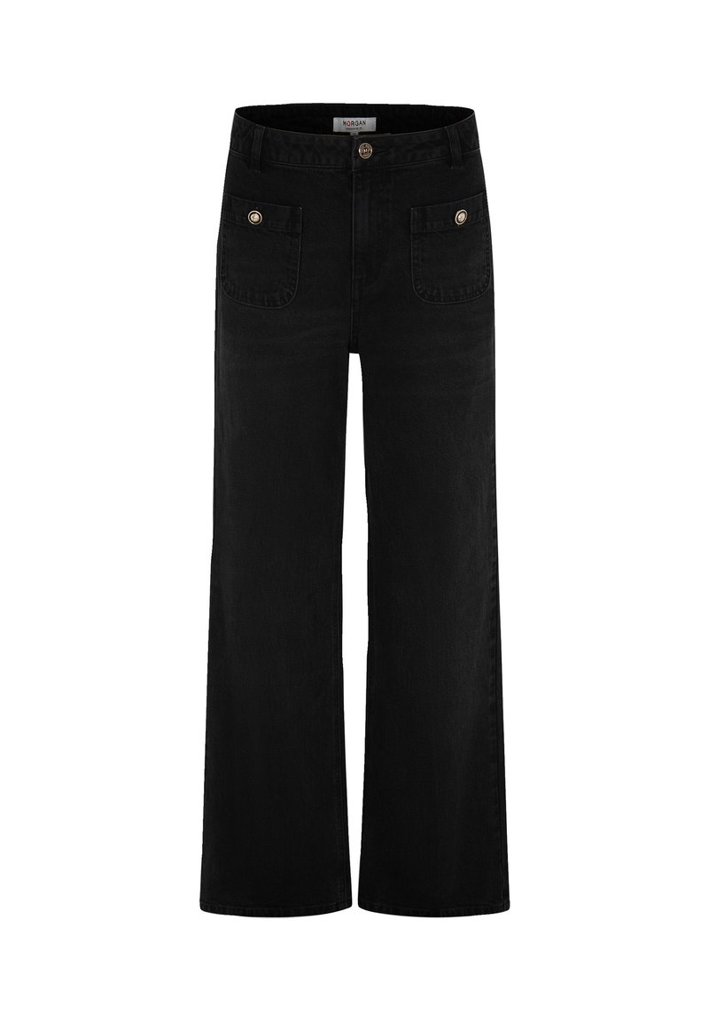 Morgan MORGAN MORGAN HIGH-WAISTED WIDE-LEG JEANS - Wide leg - denim ...