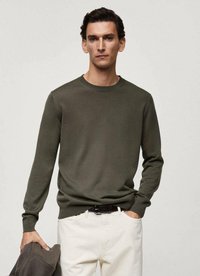 Mango Maglione - dark green