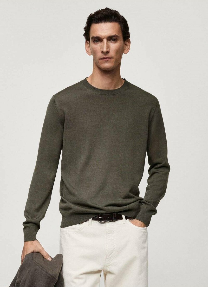 Mango Maglione - dark green