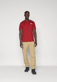 The North Face M SS BOX NSE TEE - T-shirts print - iron red