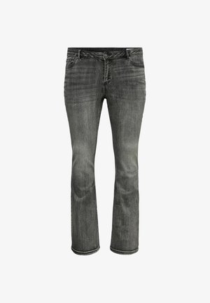 Vero Moda Curve, FLARED FIT JEANS VMCFLASH MID RISE FLARED FIT JEANS - Jeans Bootcut - medium grey denim