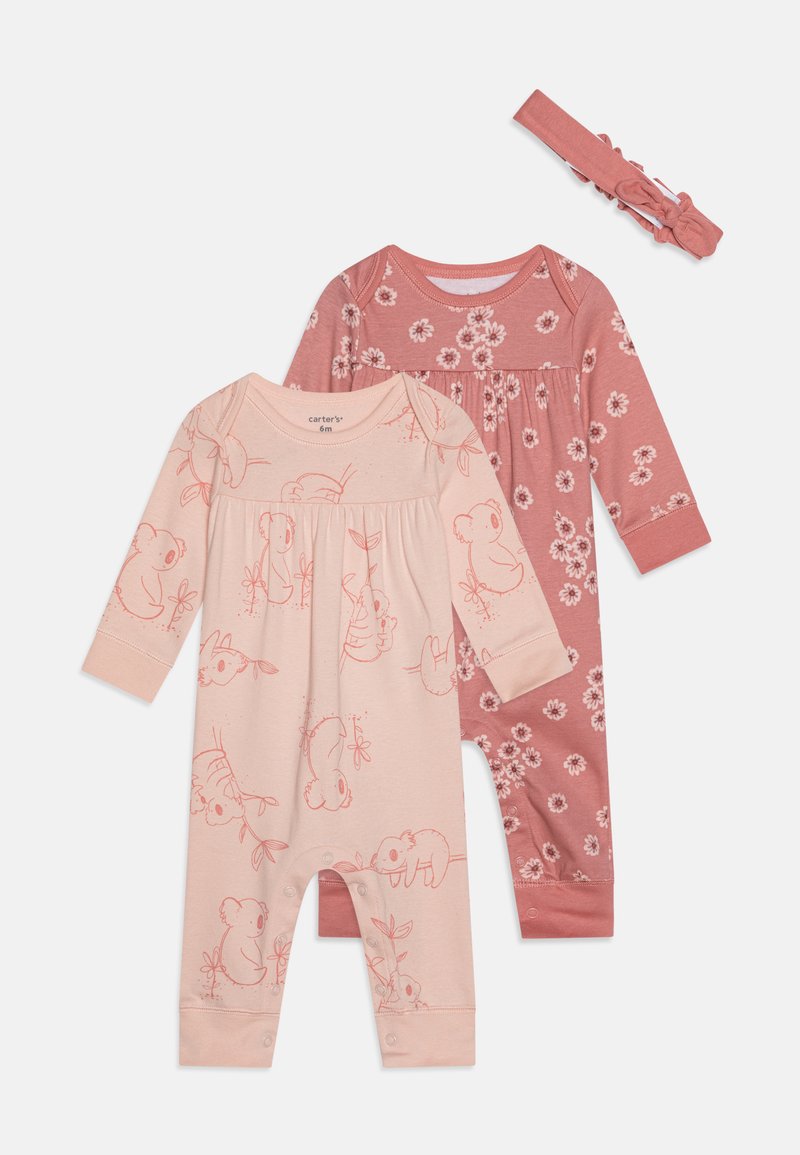 Carter's KOALA FLORAL SET - Overal - pink