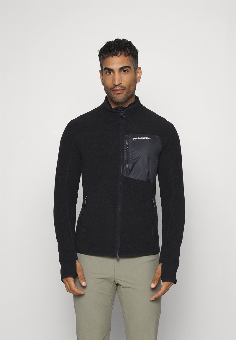 Peak Performance ZIP JACKET - Fleecejas - black