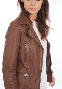 Oakwood VIDEO - Veste en cuir - light brown