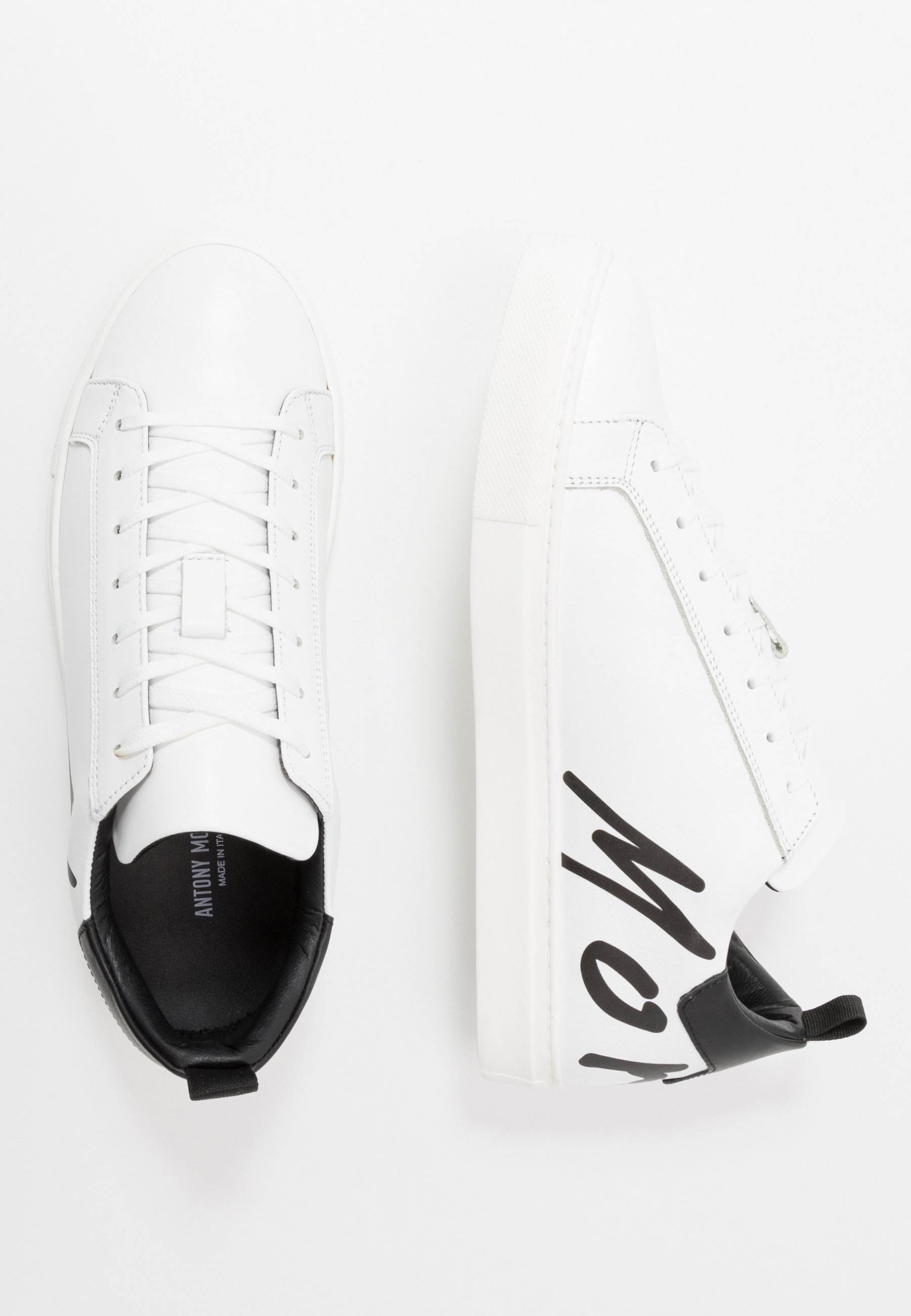 Antony Morato SCREEN Joggesko whitehvit Zalando.no Antony Morato ZIPPER Joggesko white Zalando.no