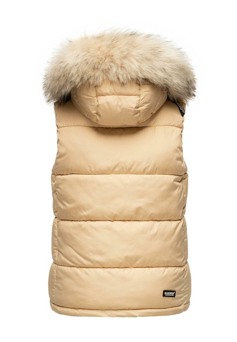 Damen Leichte Jacken | Marikoo Weste beige - GJ71659 Damen Leichte Jacken | Marikoo Weste beige - GJ71659