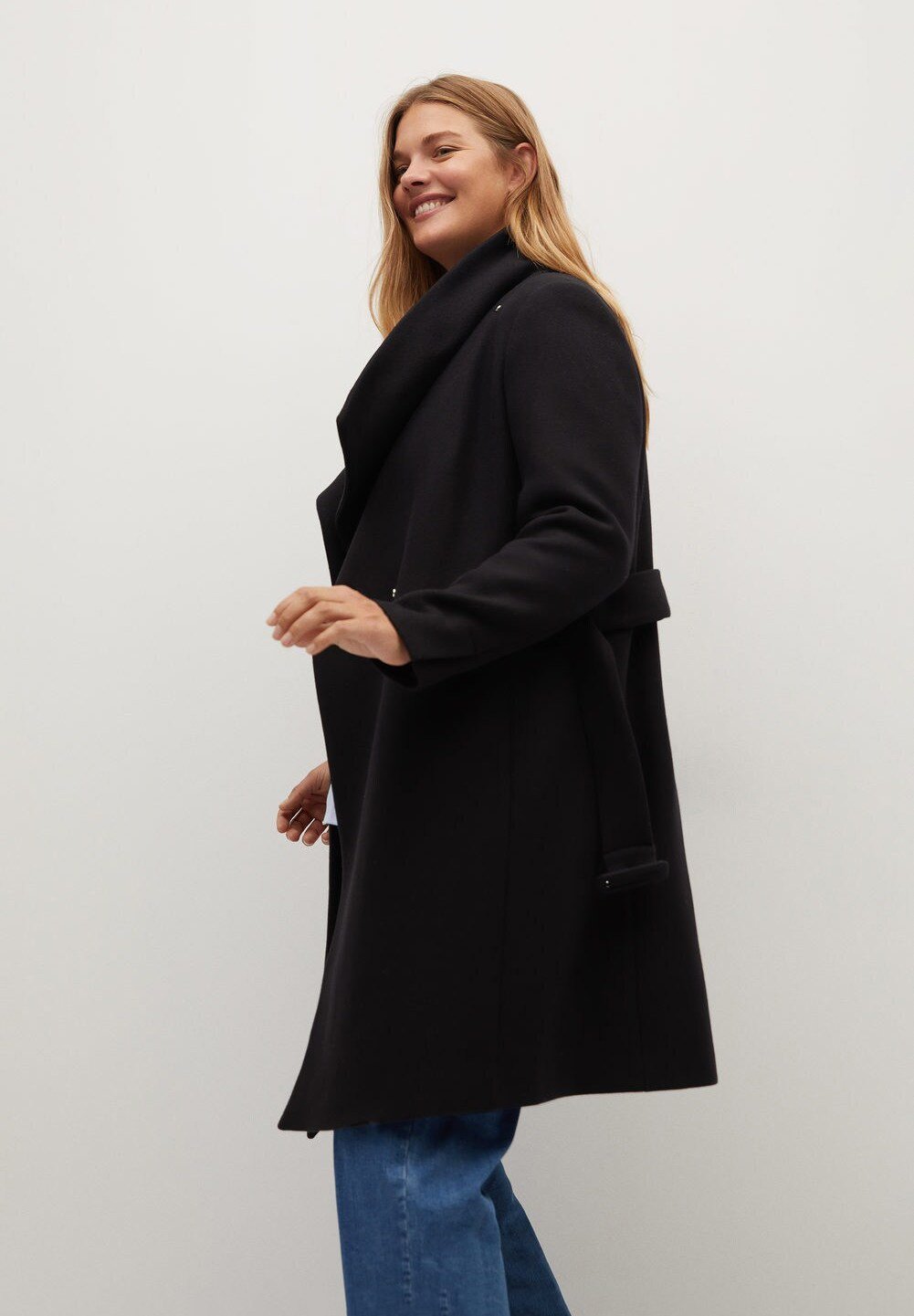 Violeta by Mango ROSI7 Kåpe frakk schwarz Zalando.no Kåpe fra Violeta by Mango. | FINN.no