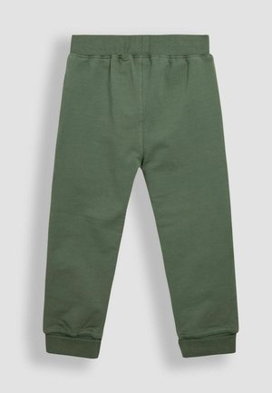 JoJo Maman Bébé REGULAR FIT -  APPLIQUÉ JOGGERS  - Spodnji deli trenirk - khaki tractor