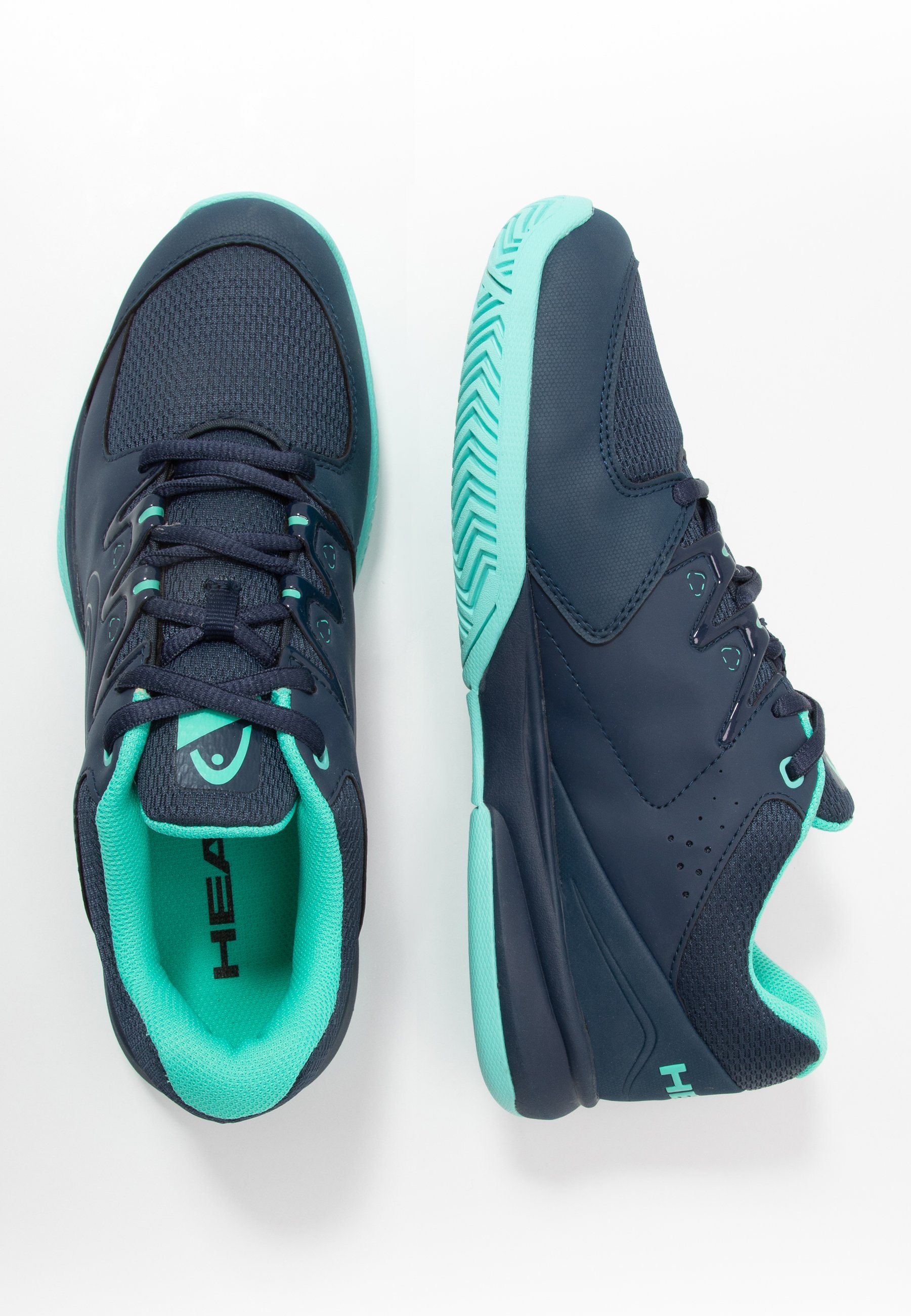 turquoise tennis shoes