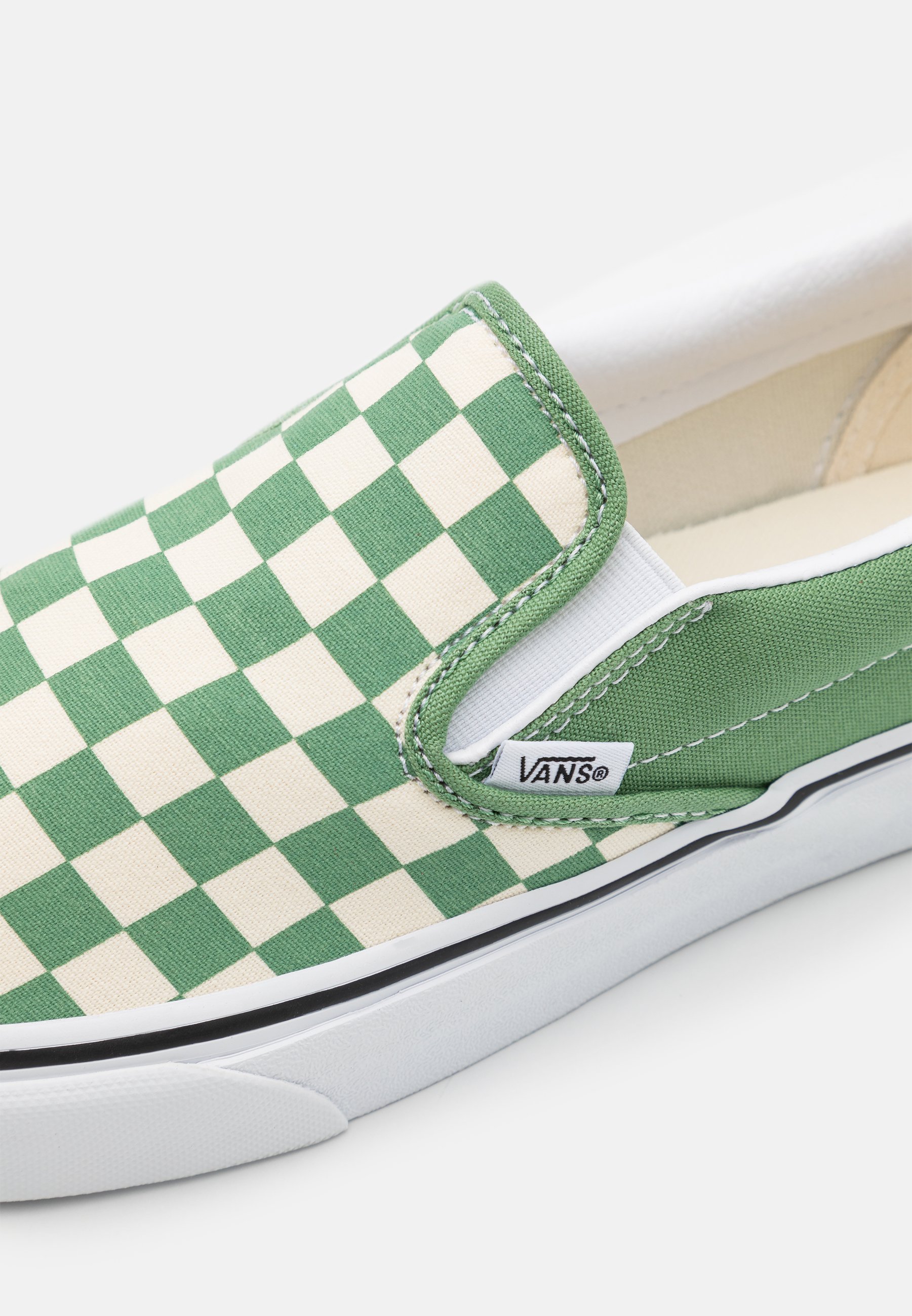 Vans CLASSIC SLIP-ON UNISEX - Instappers - shale/true white/Donkergrijs -  Zalando.nl