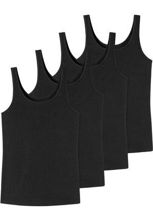 4 PACK  - Undershirt - schwarz