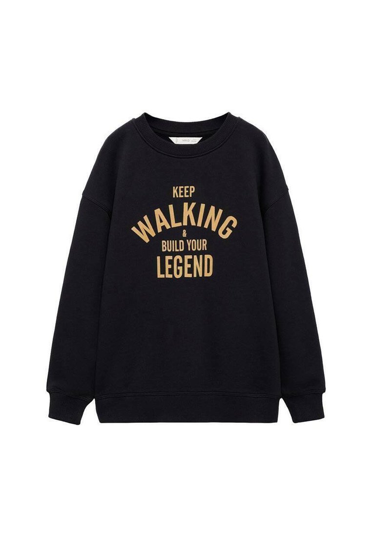 Mango Kids Sweater zwart