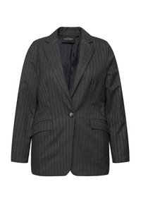HERRINGBONE - Blazer - asphalt gray