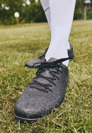 Botines de fútbol para césped - black/silver
