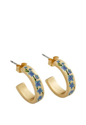 FORGET-ME-NOT HOOP - Earrings - gold-coloured