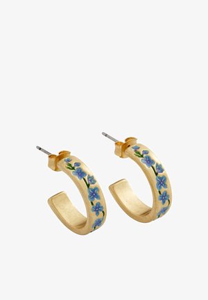 FABLE ENGLAND FORGET-ME-NOT HOOP - Orecchini - gold-coloured