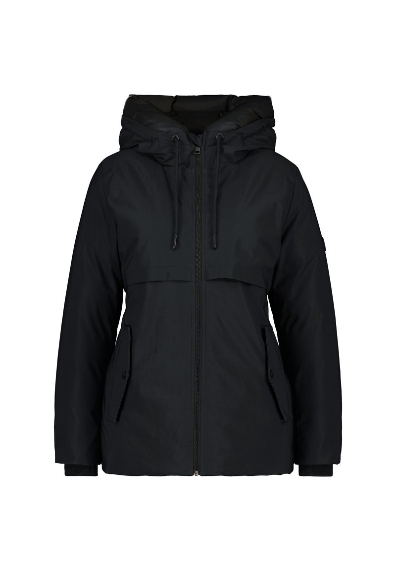 alife & kickin Winterjas gemêleerd zwart