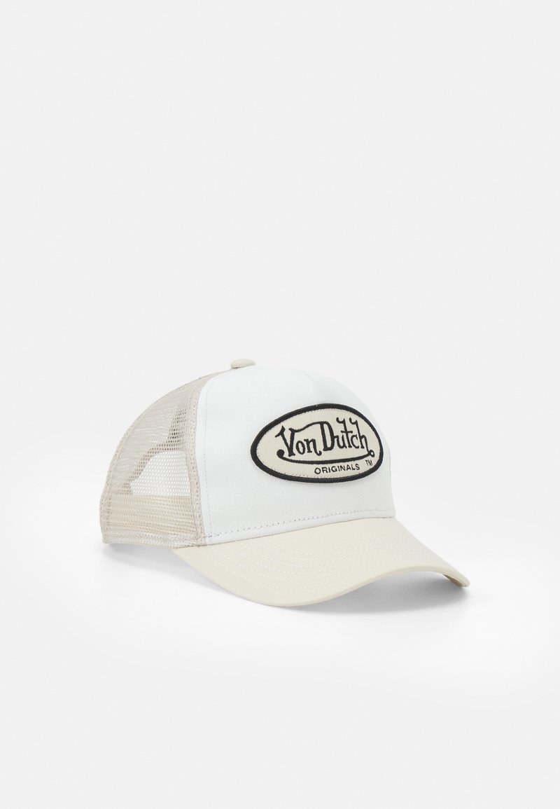 Von Dutch - TRUCKER BOSTON UNISEX - Cap - white/sand, Forstørre