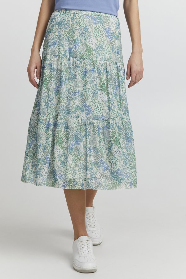 FRFEMESH - A-line skirt - birch mix