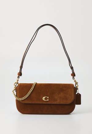 BROOK FLAP CHAIN BAG - Käsilaukku - warm brown