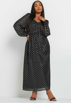 Yours Clothing Maxi-jurk - black