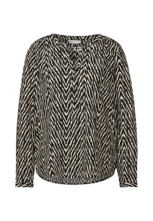 GEMUSTERTE - Blus - schwarz