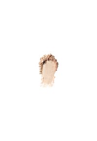 Light beige eyeshadow powder with a soft, creamy texture and a slightly matte finish, contained in a loose, uneven smear.
