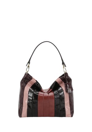 Abro, ABRO BEUTEL KAIA STRIPE - Tote bag - burgundy rosewood multicolor