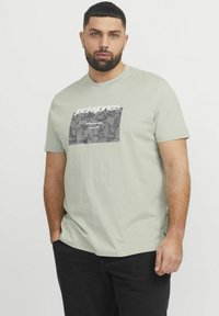 Jack & Jones Trükipildiga T-särk - aqua gray