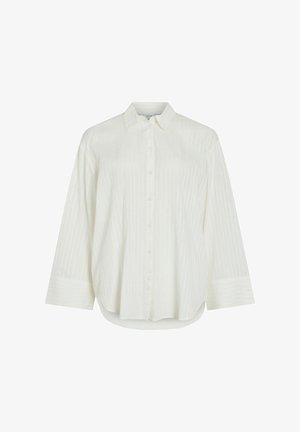 VILA, SHIRT VIROCKI OVERSIZED - Chemisier - egret
